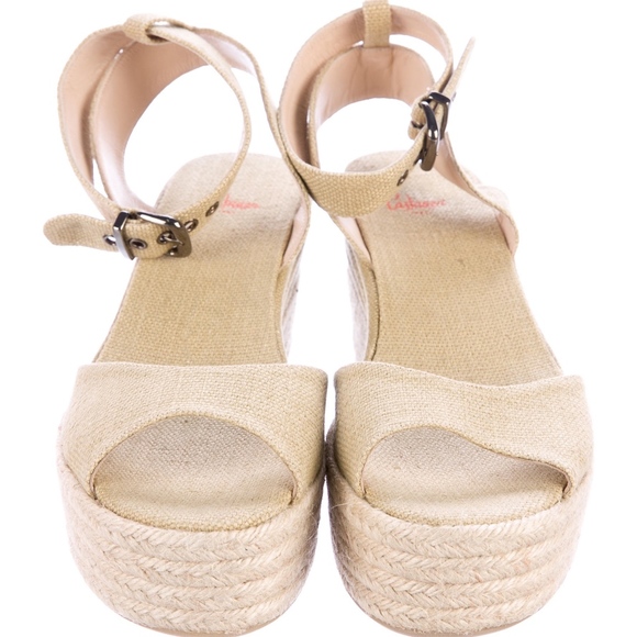 Castaner Tan Albani Espadrille Wedges Size 8 New - Picture 4 of 6
